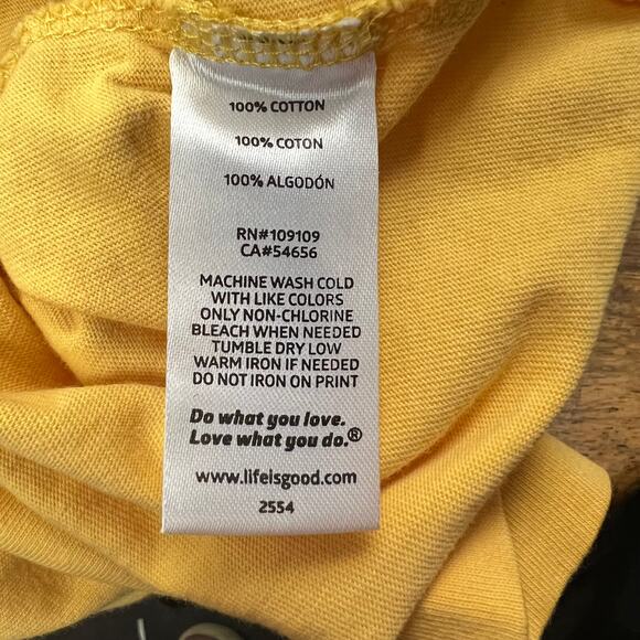 LIFE IS GOOD Sea Turtle Graphic Crusher Tee  L  Coastal Casual Beach Vacation - Picture 7 of 7